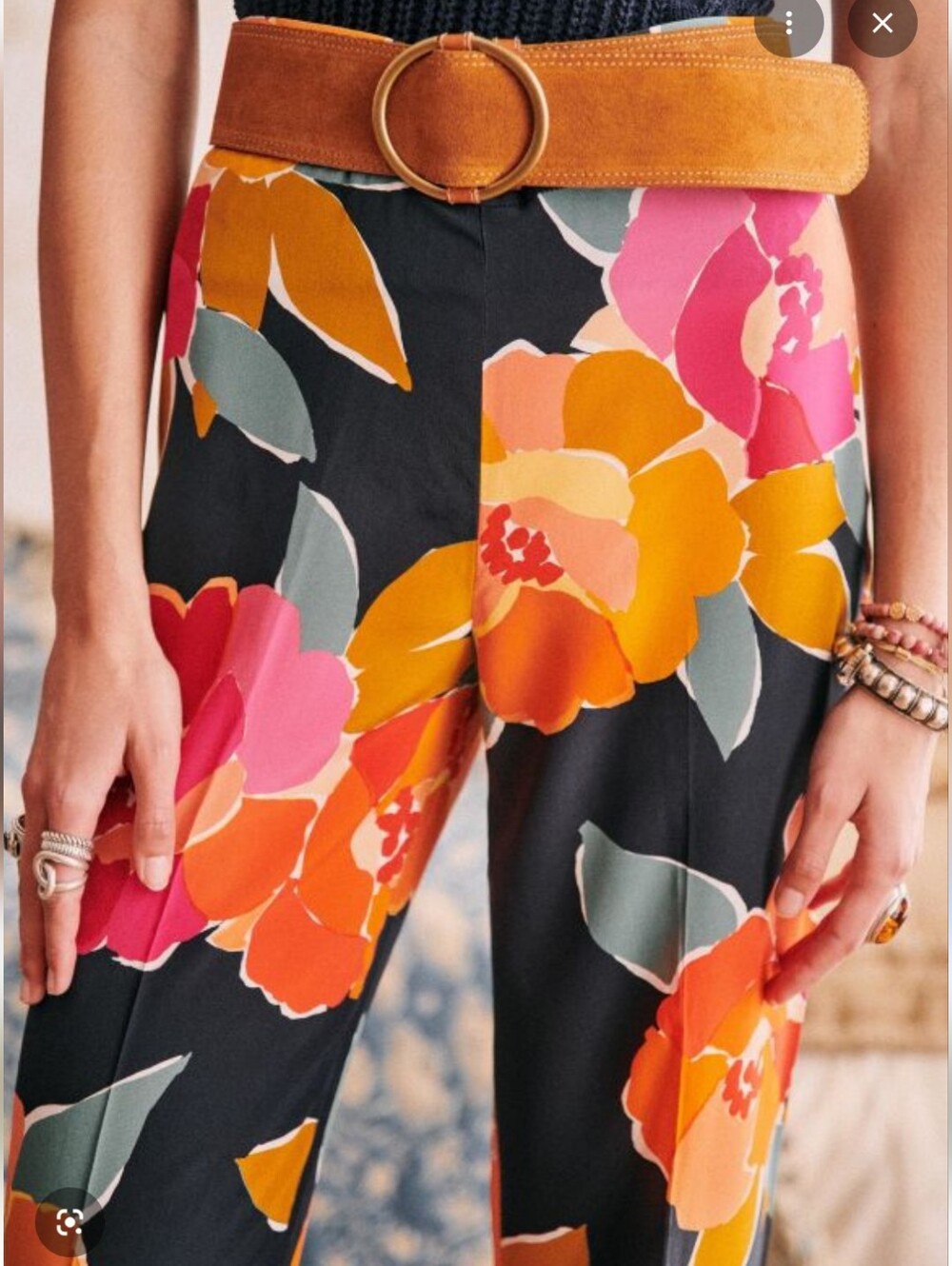 Sézane Silk Baptisto Pants